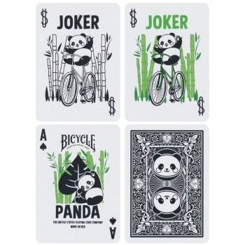 Panda žaidimo kortos Bicycle